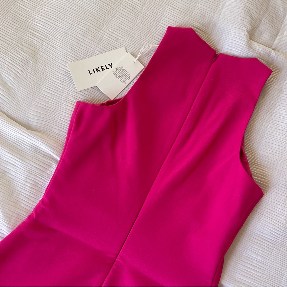 Brand New- LIKELY Cami Dress in Fuchsia Pink 💗✨ - Picture 13 of 15